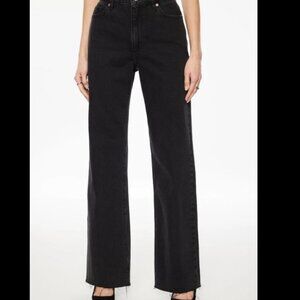 Dynamite - Black Heidi Jeans - Straight / wide leg